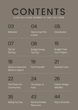 Load image into Gallery viewer, Styling Your Home On A Budget - eBook